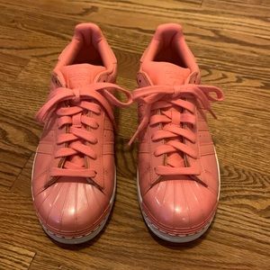 Adidas Pink Athletic Shoes. Like new!